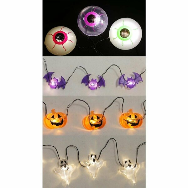 Tistheseason Celebrations LED Eyeballs Bats Pumpkins Flying Ghost Light TI2742801